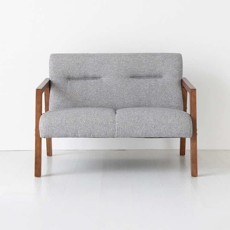 COOKY 패브릭 소파 2인 라이트그레이 1689.6893, 2인용