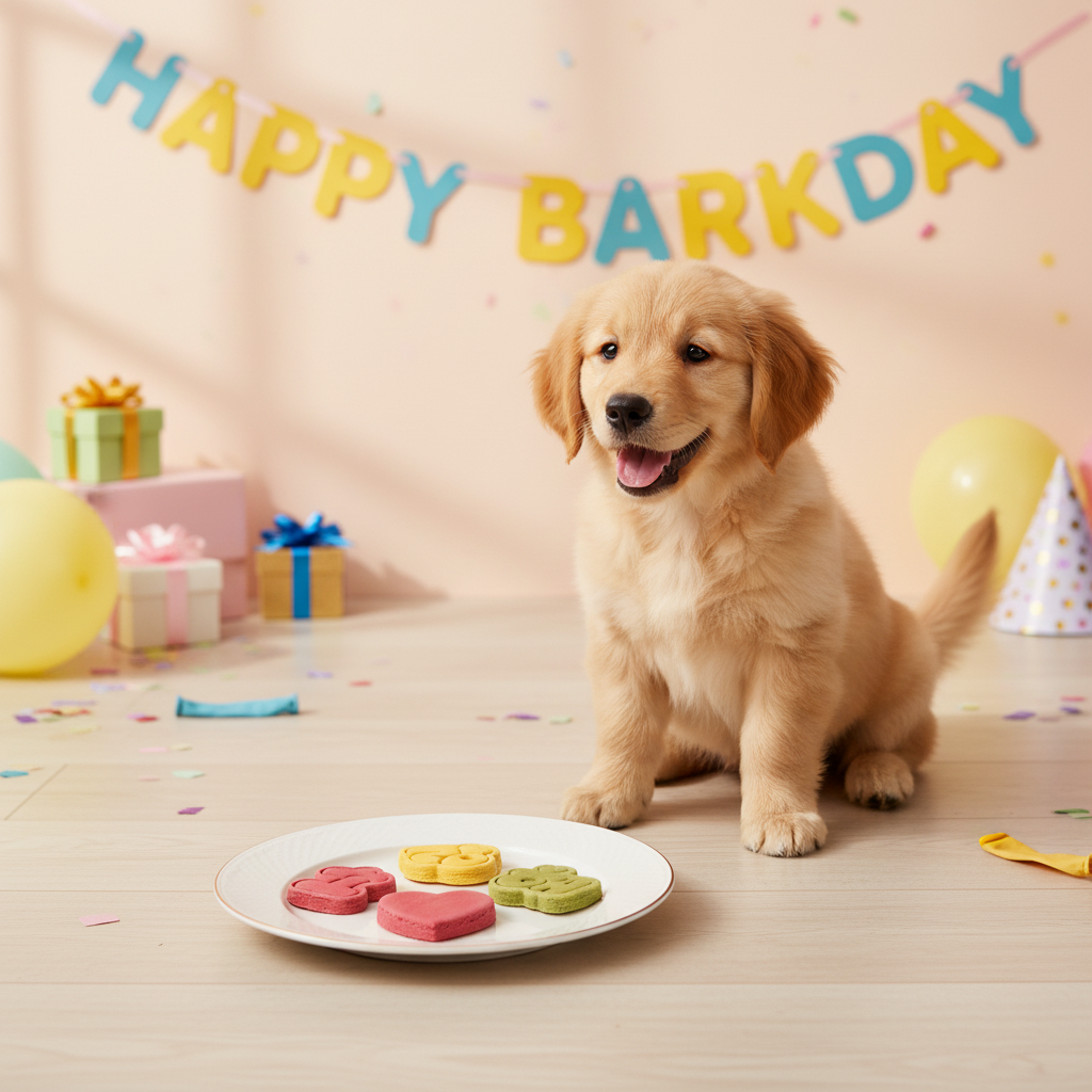 생일기념 사랑해쿠키 독특 강아지수제간식 강아지쿠키 이미지 3