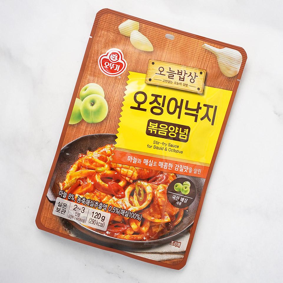 메가마트 오뚜기 오늘밥상 오징어낙지 볶음양념 120g - 상세 이미지 2