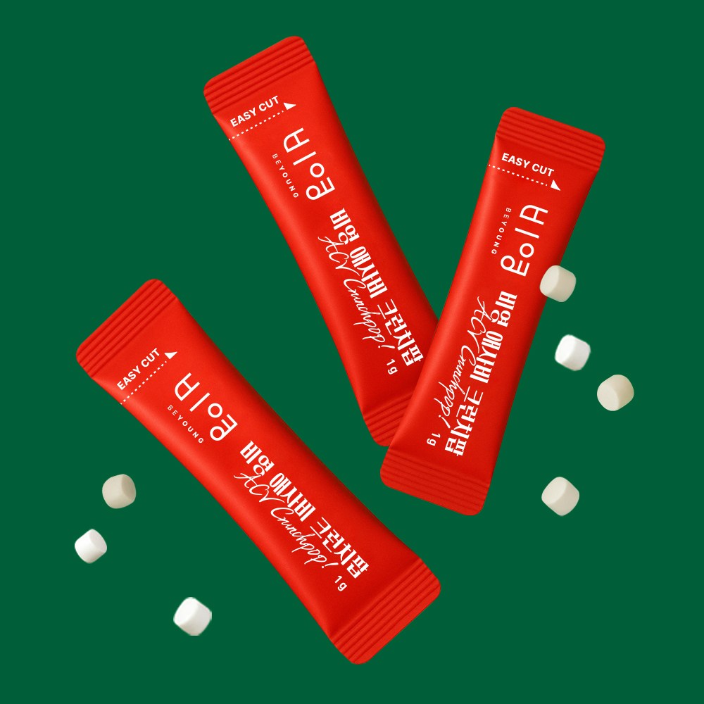 애사비 크런치팝 사과식초 간식 x2개 - 상세 이미지 2