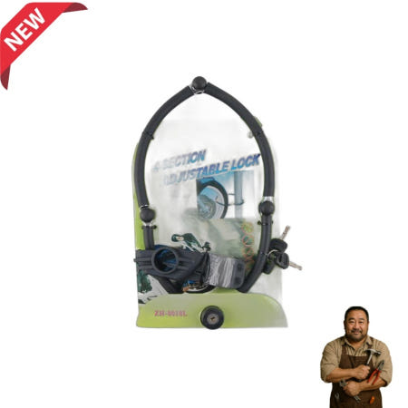 관절형 자전거키 휴대용 보안 자물쇠 도난방지 열쇠 자전거하드웨어 편리한휴대 모빌리티용품