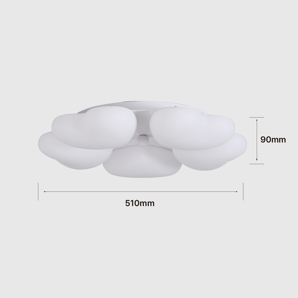 LED 방등 방조명 러브드림 60W 천장 인테리어 키즈 아이방 조명 - 상세 이미지 5