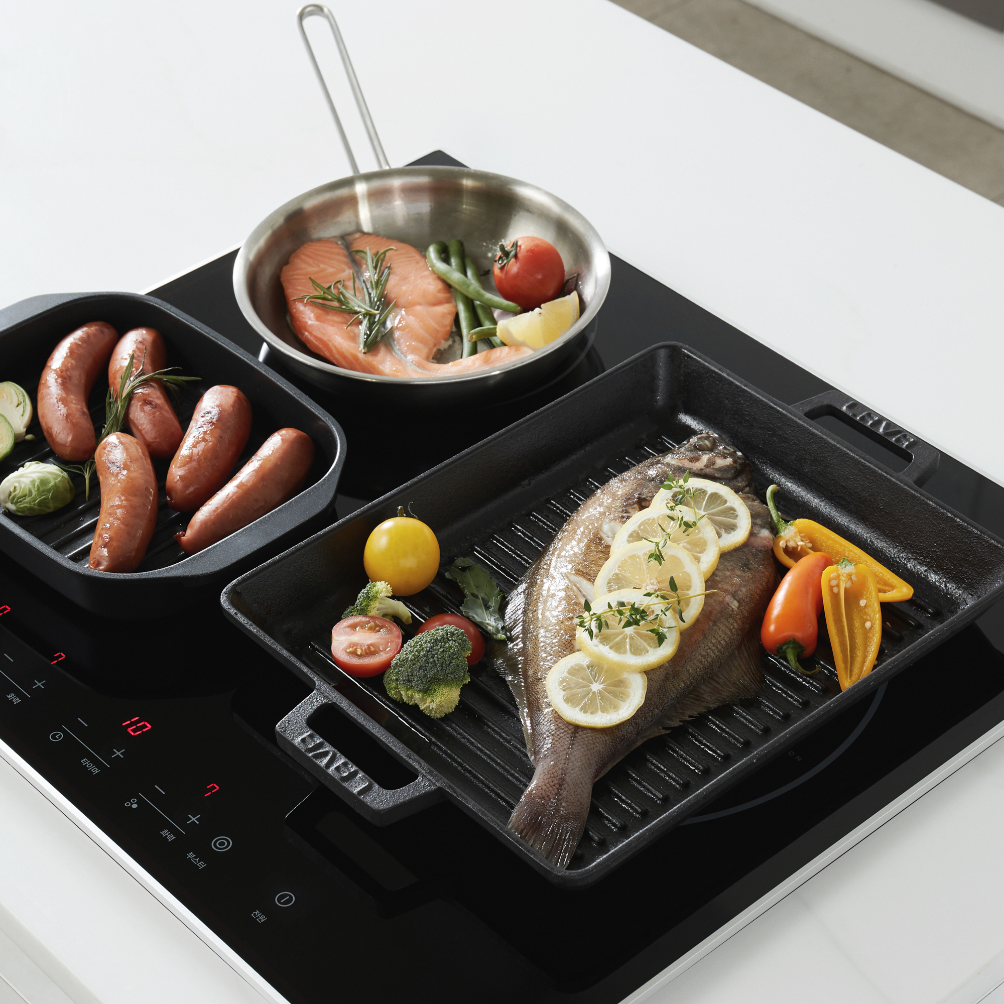 방문설치 3구 인덕션 전기레인지 독일쇼트사상판 ERI4003AN