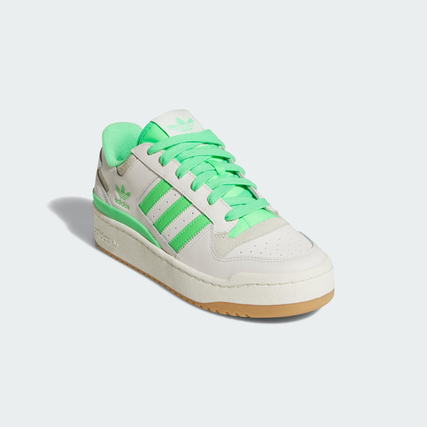 포럼 볼드 스트라이프 Cloud White / Green, US 6 - 상세 이미지 2