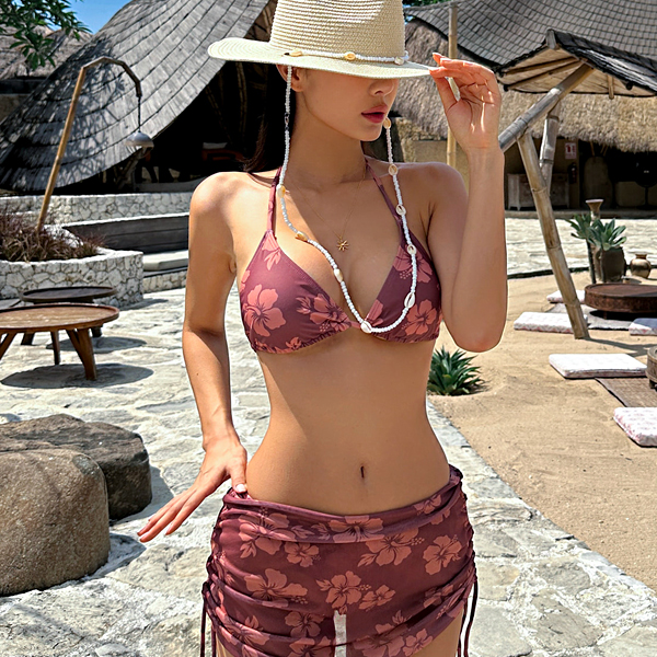 랩스커트 세뚜세뚜/ 하와이 랩 비키니(3PCS) - 상품 이미지