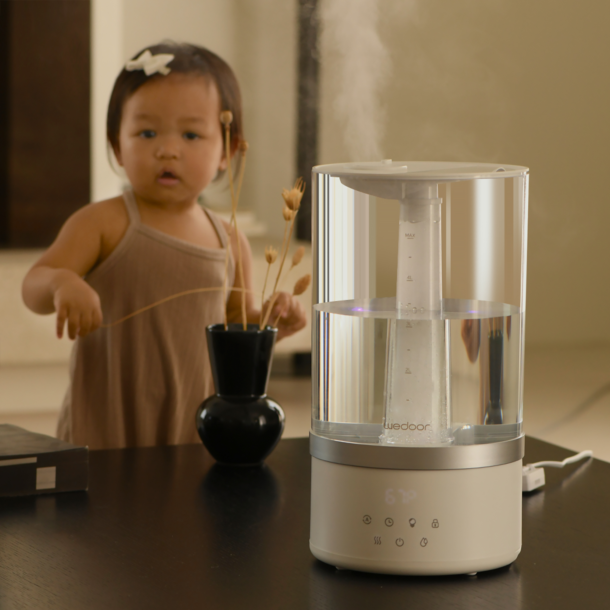 위도어 복합식 가습기 신생아 아기 가열 자동습도조절 아이노크 PRO