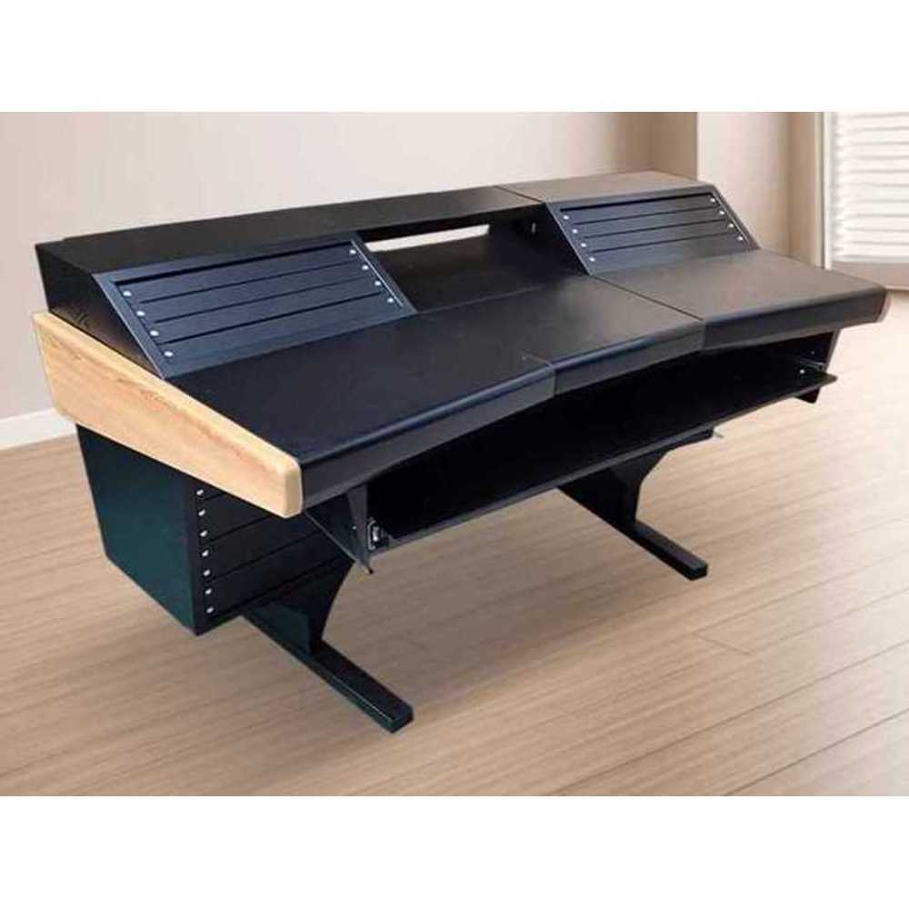전문가용 미디데스크 스튜디오 믹싱 녹음 작업용 책상 1.6m X 0.8m 일자형 - 상품 이미지