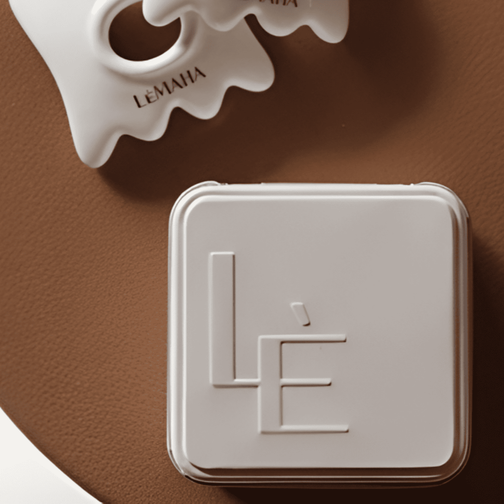 르마하 반지 도자기 괄사 마사지기 2pcs + 소품 보관함 틴케이스 1개