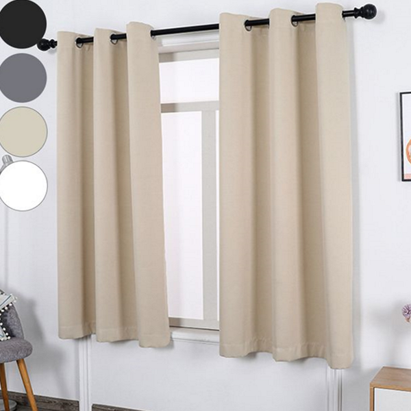 호텔식 암막 커튼 베이직 거실 암막 커튼 침실 방한 나비