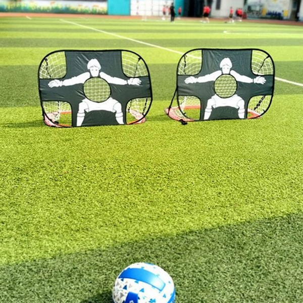 휴대용 축구 골대 접이식 축구 망 어린이 연습 풋살 야외 - 메인 이미지