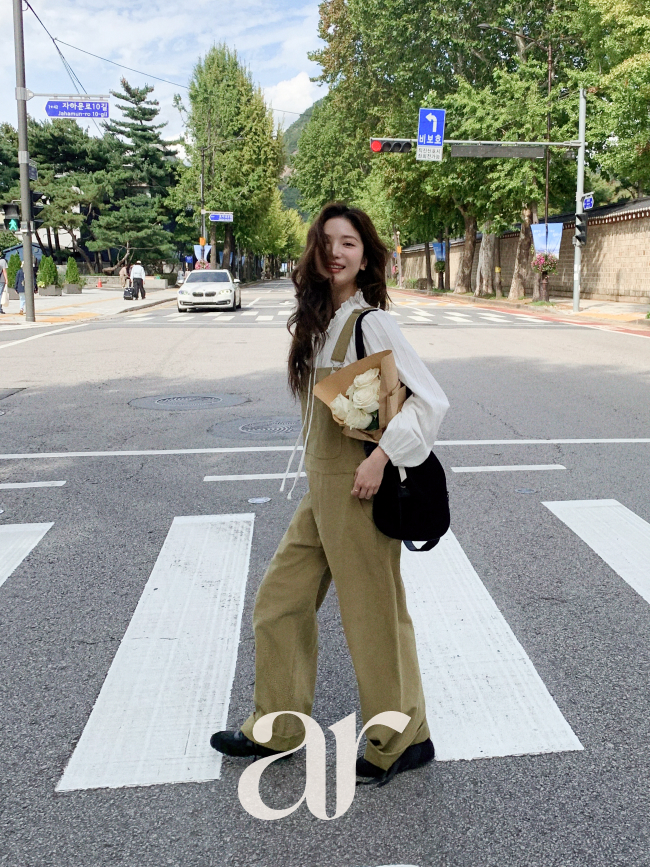 코튼 와이드 오버롤 팬츠 op16230 - 상세 이미지 5