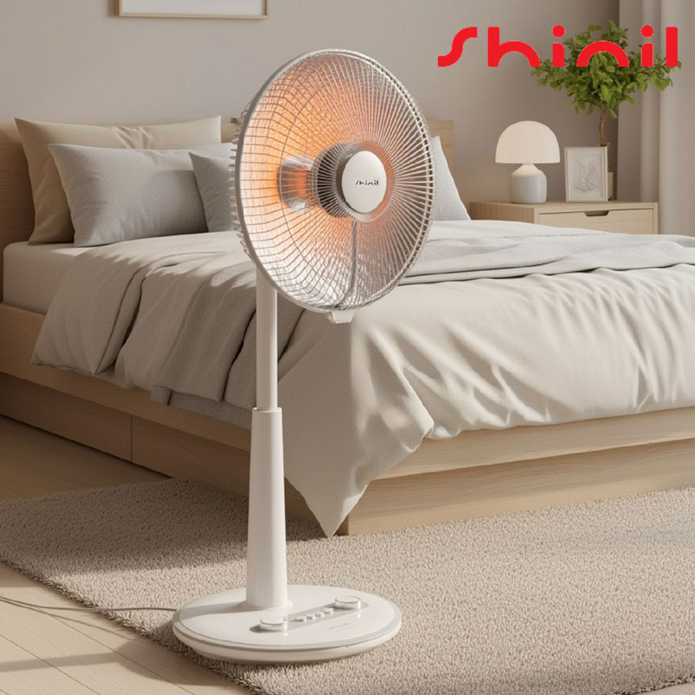 신일 전기히터 하이라이트 저전력 선풍기형 난로 가정용 사무실 스탠드 26년형 신제품