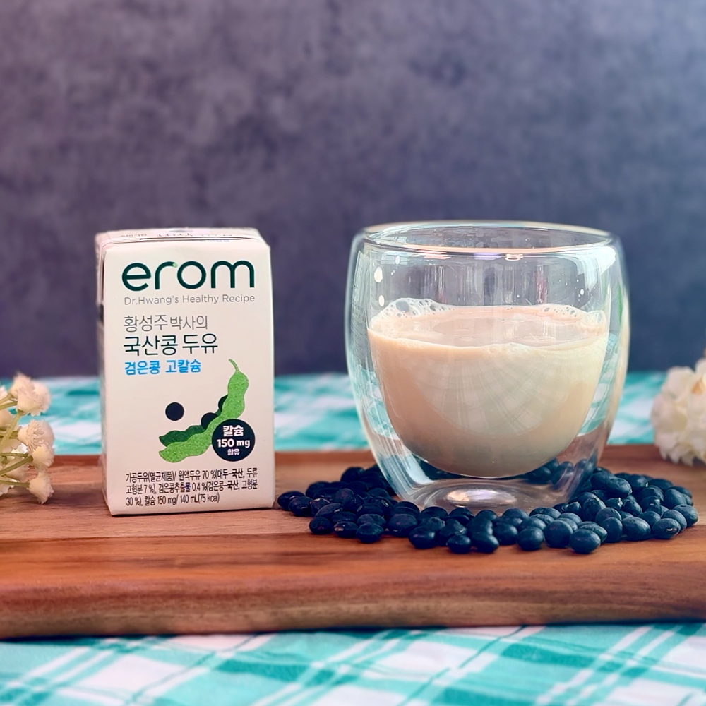 이롬 황성주 검은콩두유 검정콩 고칼슘 140ml, 72개 - 상세 이미지 2