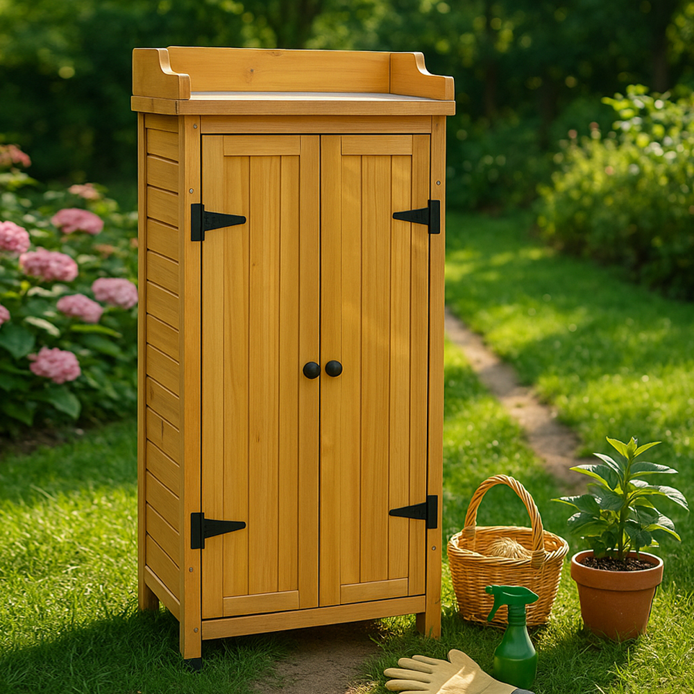 야외 보관함 간이 창고 소형 농기구 보관함 미니 수납장