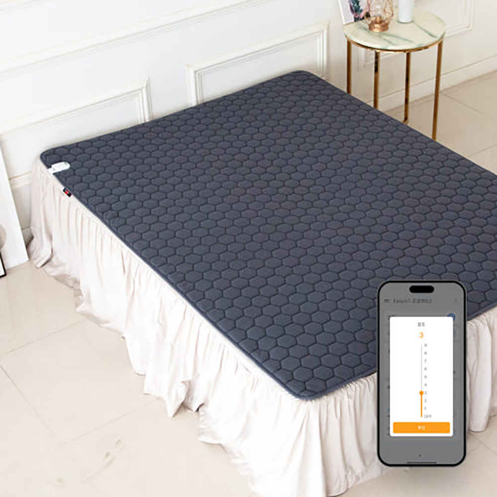 한일의료기 ioT 탄소매트 전기요 워셔블 전기 온열매트 침대용 전기장판 1인용 싱글