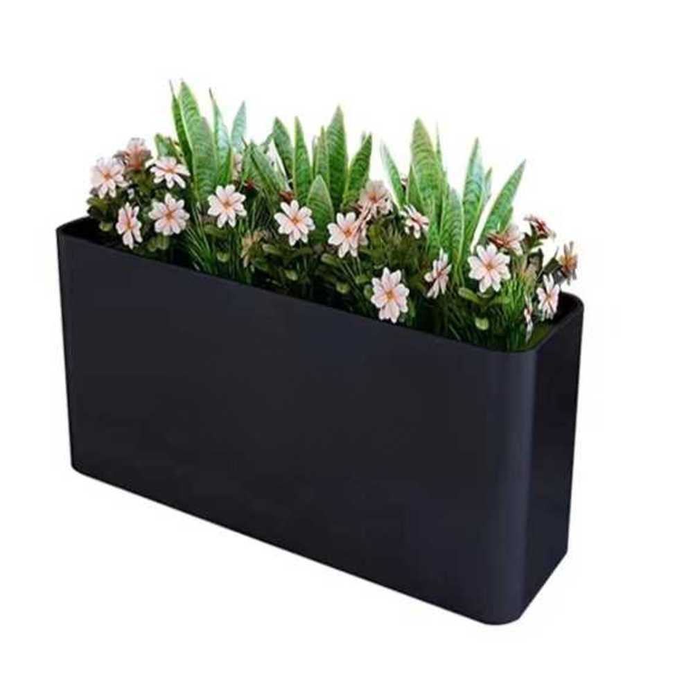 플랜테리어 화분 파티션 공간분리 식물 인테리어 장식 그레이 100x30x30cm - 상품 이미지