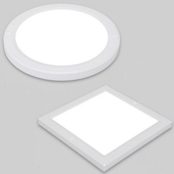 슬림엣지 led 직부등 10인치 led 원형 직부등 주광색 사각 복도 - 메인 이미지