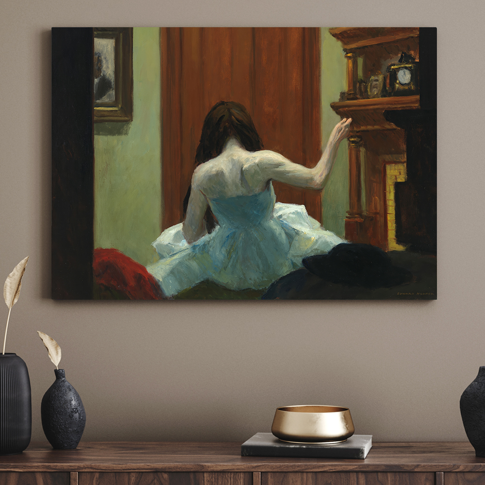 에드워드 호퍼 인테리어 그림 액자 포스터 명화 New York Interior 1921 - 상품 이미지