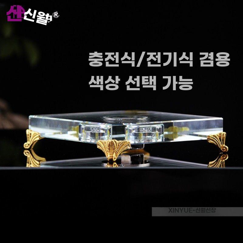 나이트 클럽 메탈 LED 무드등 조명 인테리어 효과등 8x8CM 플러깅 이중 목적 램프 - 상세 이미지 3