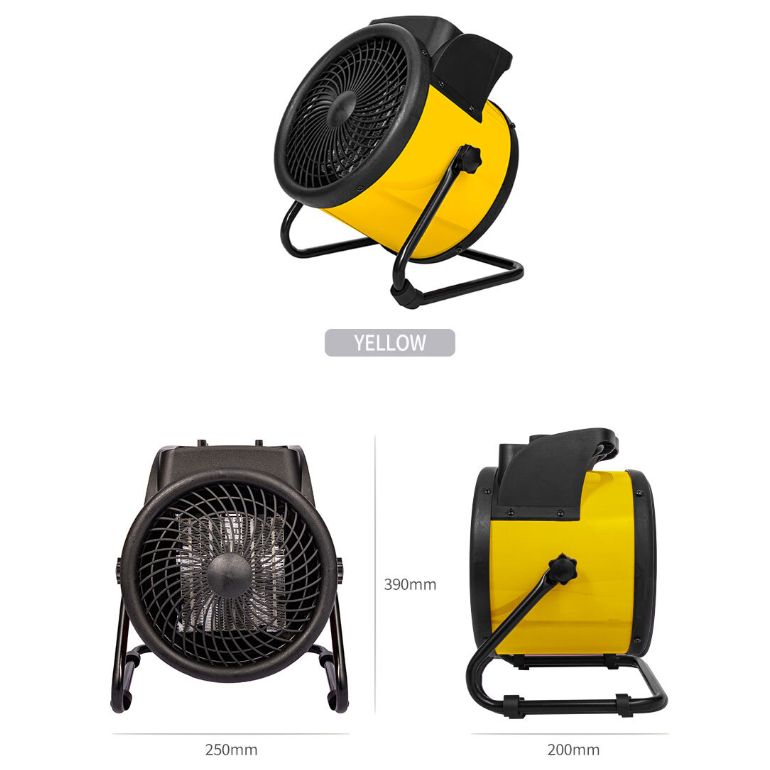 후지카 PTC온풍기 공업용 공장 바닥용온풍기 온실난방 이동식열풍기 - 상세 이미지 4