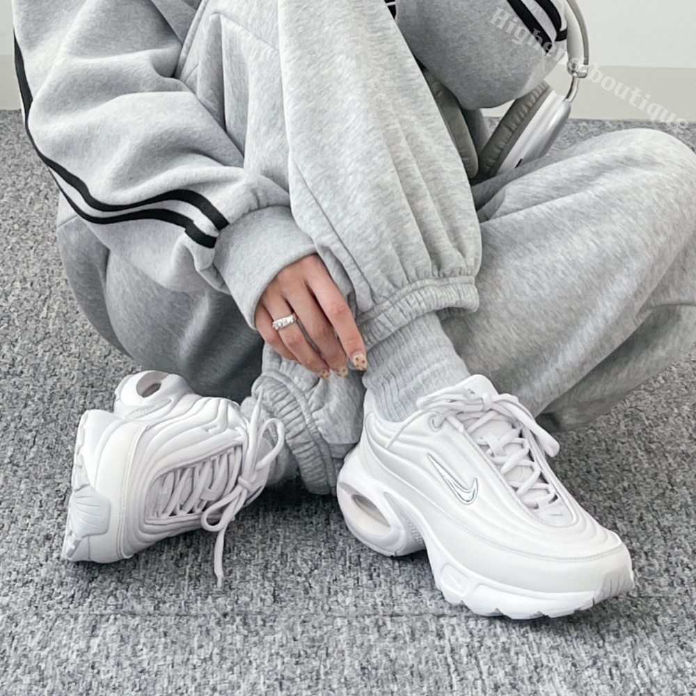 나이키 에어맥스 키높이 굽높은 어글리 여성 운동화 런닝화 화이트그레이, 245
