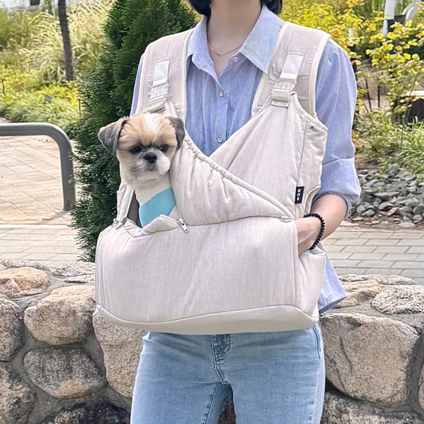 강아지 포대기 이동가방 모드니펫 앞가방 애견 슬링백 산책 백팩 S 사진 5