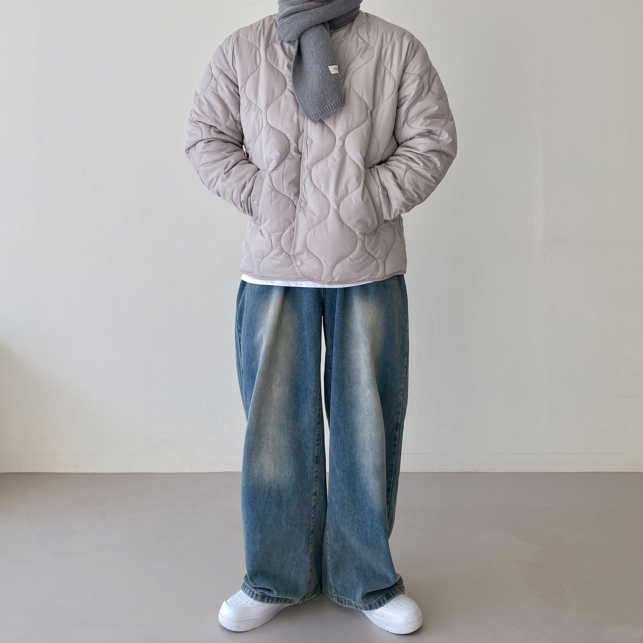 깔깔이패딩 웰론패딩 방상내피 방한내피 남자야상 남자퀼팅점퍼 남성퀼팅점퍼 남성깔깔이 - 상세 이미지 5