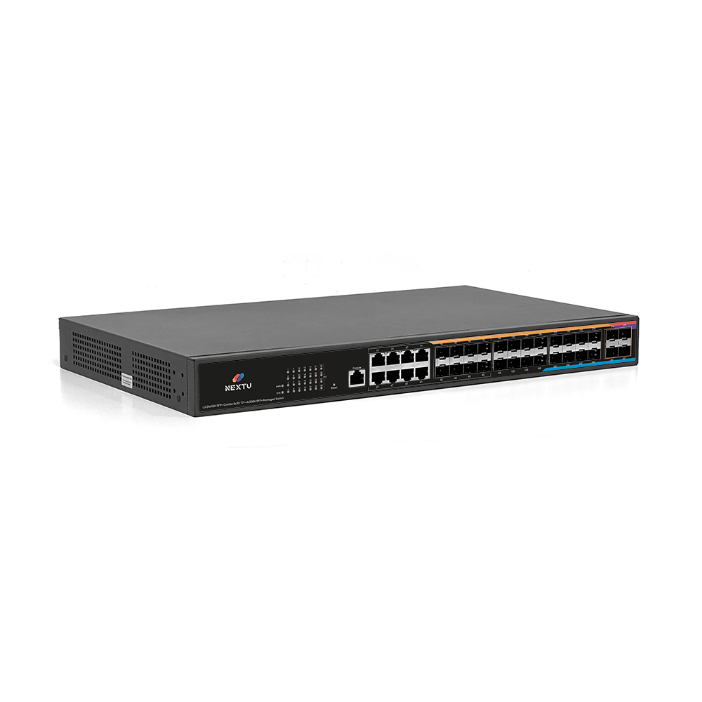 NEXTU 스오린 L3 광 SFP 24포트 8포트 TP콤보 10G 4SFP+ 전원이중화 스위칭허브 3828GL3-10G - 상세 이미지 4