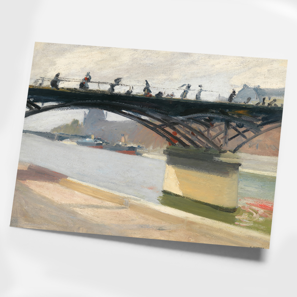 에드워드 호퍼 인테리어 그림 액자 포스터 명화 Le Pont des Arts 1907 - 상세 이미지 3