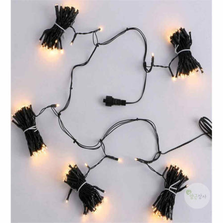 Tianmu Lighting Co.,Ltd/(주) 트리 (Tree) YGSA 300구 LED 커튼웜색 지니전구 1x3m 커튼라이트 크리스마스벽면장식