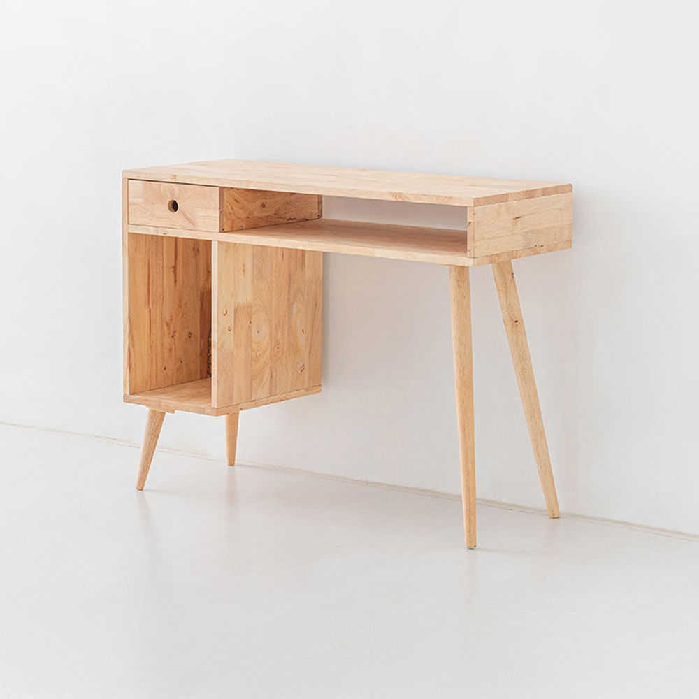 벤쿠 책상 10040 1000mm, 고무나무 5812.6391 - 상세 이미지 3