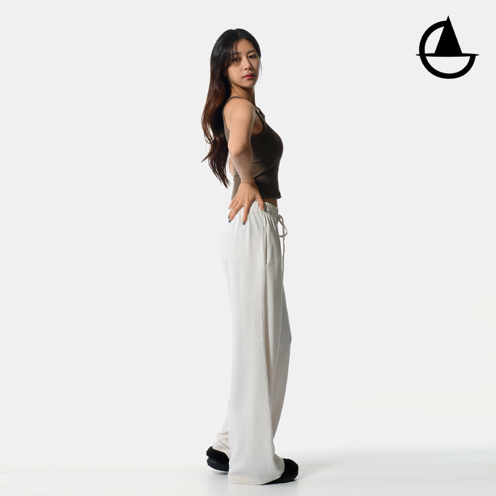 그리니치 여유롭고 코지한 골지 밴딩 라운지팬츠 트레이닝팬츠 요가복 이미지 7