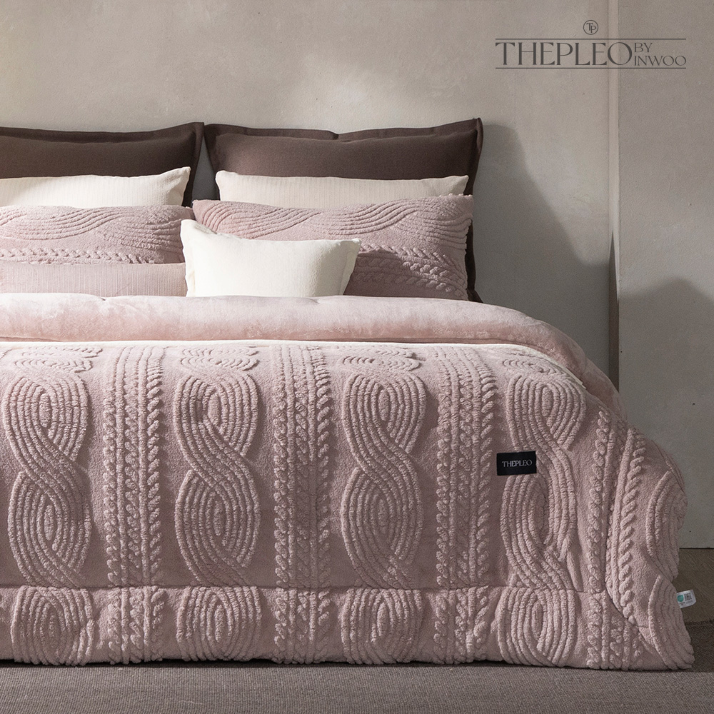 극세사 차렵이불 겨울이불 세트 포근한 극세사 무릎담요 증정