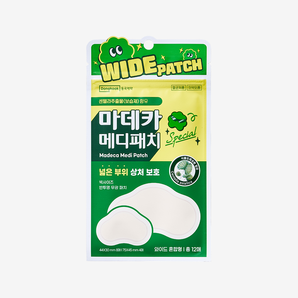 동국제약 마데카 메디패치 스페셜 와이드 혼합형 12매 1개 - 상품 이미지