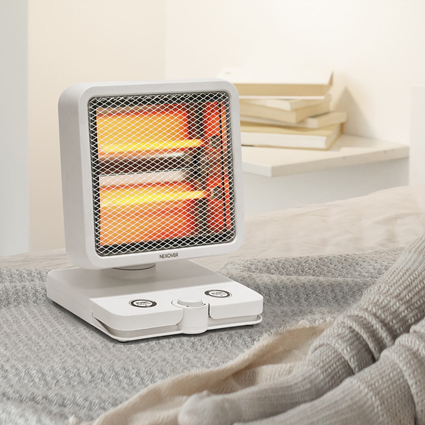 넥소버 전기히터 발난로 사무실 난방기 NXH-A300F