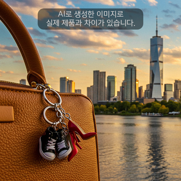 독일 디자인 브랜드 트로이카 PUMPS 힐 키링 고급스러운 레드 하이힐 커리어 우먼 키링 - 상세 이미지 5