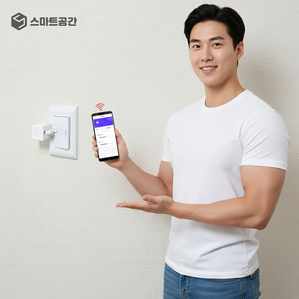 스마트공간 IoT 클릭봇 - 유니콘 미니 스위치 조명 자동 불끄기 원격 제어 터치식 버튼 - 상세 이미지 2