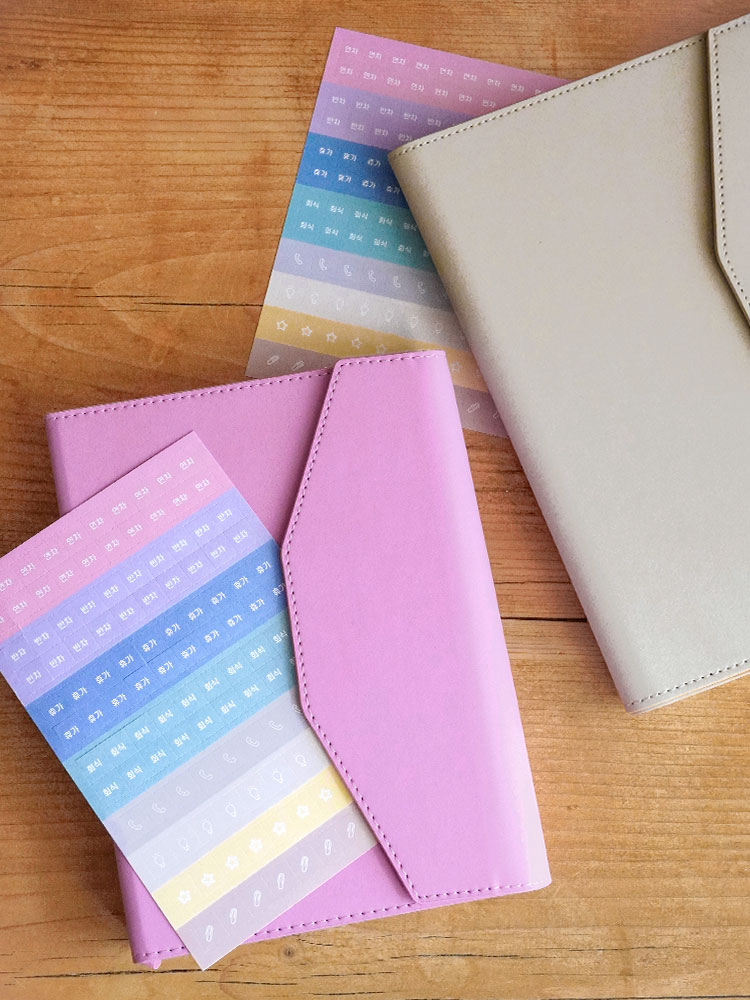 2026다이어리 회사생활 직장인 업무일지 위클리 다이어리 날짜형 자석커버 상세 이미지 5