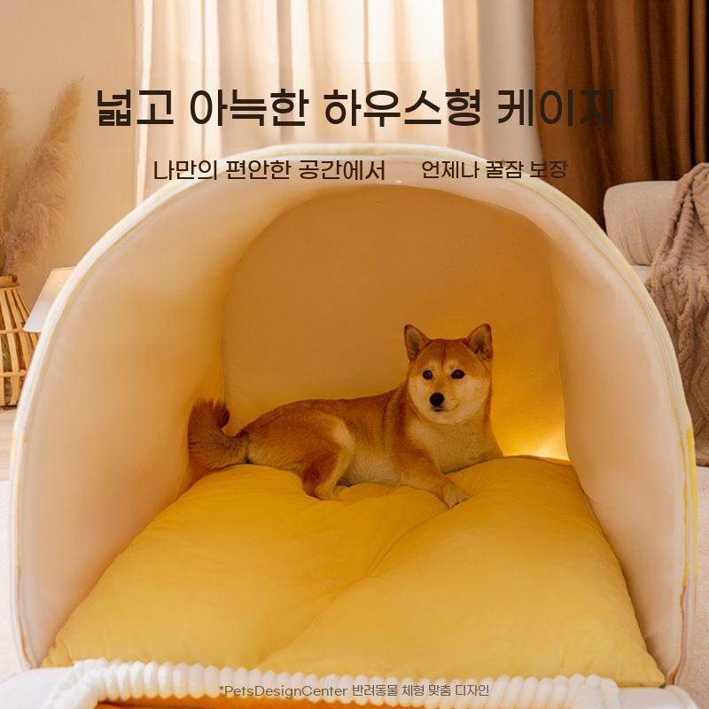 특대형 강아지 집 겨울 고양이 난방 강아지집 대형견 보온 실외 개집 길텐트 방한 대형 - 상세 이미지 2