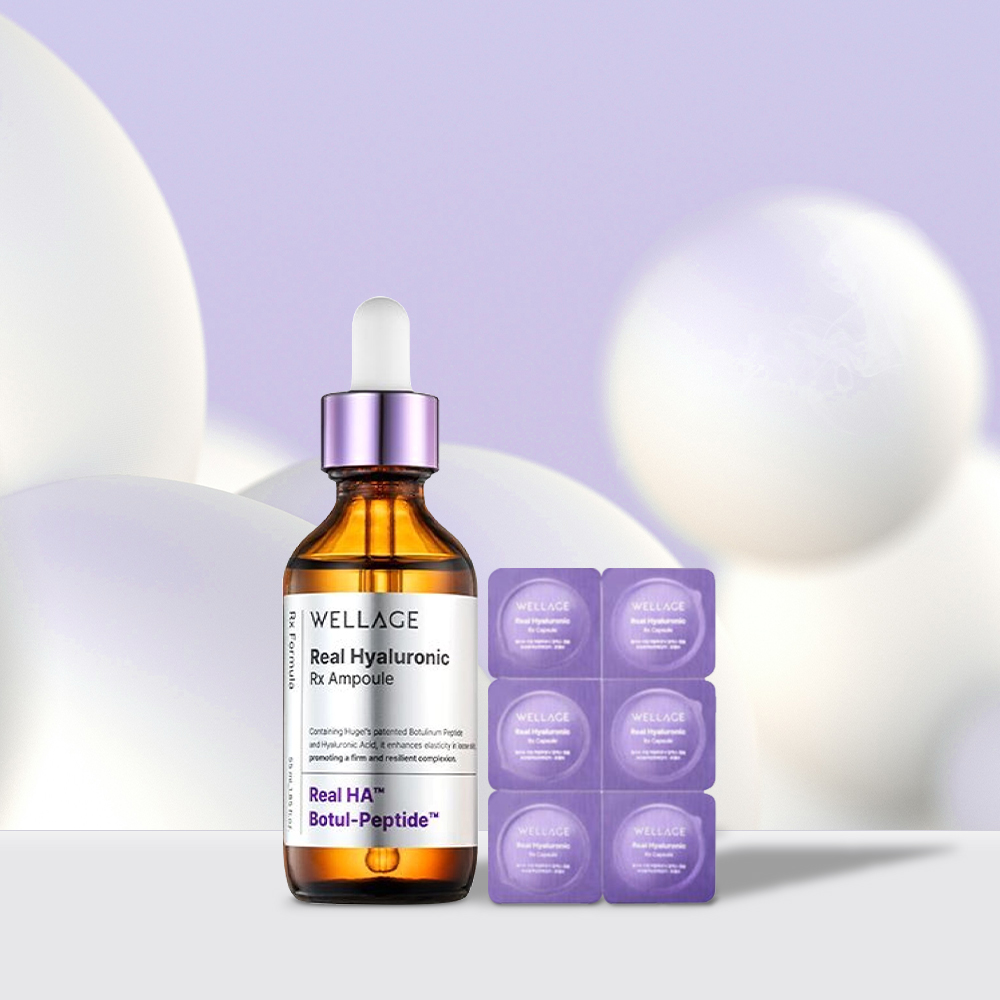웰라쥬 캡슐 앰플 시즌4 리얼 히알루로닉 RX 18회분 6개+ 앰플 55ml 2개 동결건조 히알루론산 - 상세 이미지 2