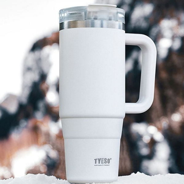 1200ml 대용량 텀블러 진공 스텐 텀블러 손잡이 보온 - 메인 이미지