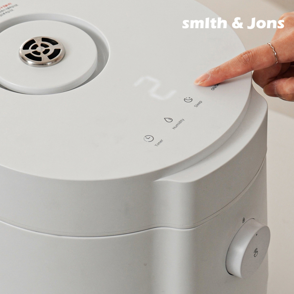 스미스앤존스 5L 대용량 올스텐 가열식 가습기 신생아 아기 이중 장금 안전한 세척간편