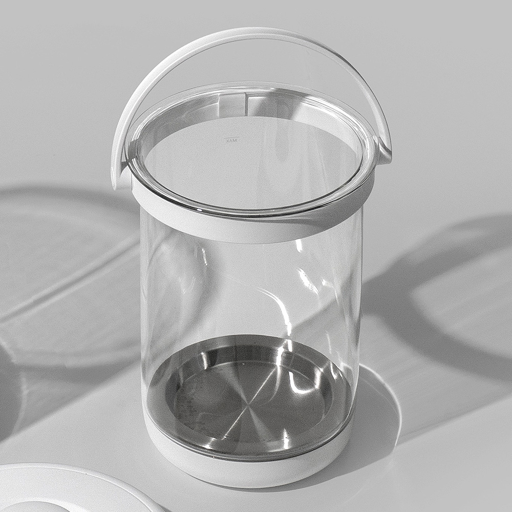 에어보나 대용량 4L 가열식 무드등 고붕규산 유리 신생아 아기 가습기 C520WH