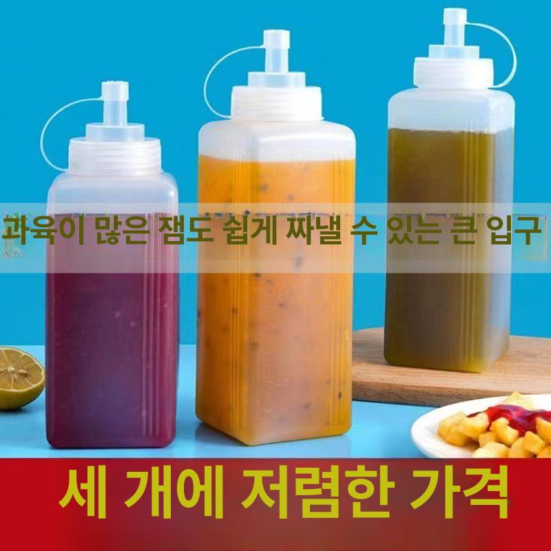 대용량 업소용 소스통 통 입구 넓은 잘나오는 디스펜서 업그레이드 600ml 1개 - 상세 이미지 2