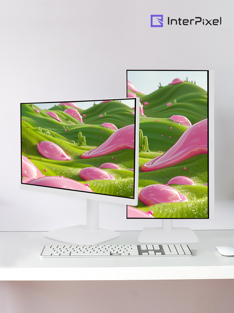 인터픽셀 IP2728 FHD IPS 100Hz 화이트 피벗 컴퓨터모니터 68~69cm(27인치), 일반 - 메인 이미지