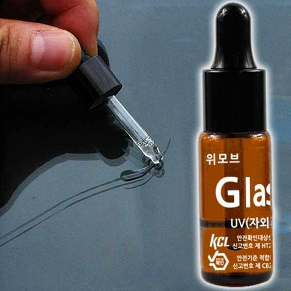 차량 자동차 유리 복원제 보수제 자동차 유리 접착제 크랙 수리 - 메인 이미지
