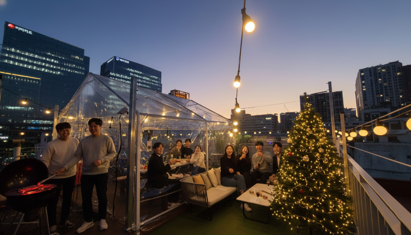 신년회 서울 을지로 바베큐 루프탑 파티룸 생일 워크샵 홍대 왕십리 대관 대여 강남 잠실