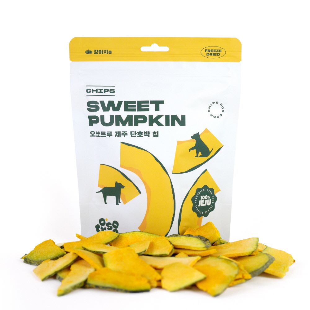 오쏘트루 제주 단호박 칩 동결건조 트릿 40g 제품 이미지