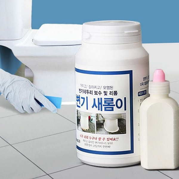 셀프 변기 테두리 보수 화장실 줄눈 보수제 코팅제 세라믹 타일 - 상품 이미지