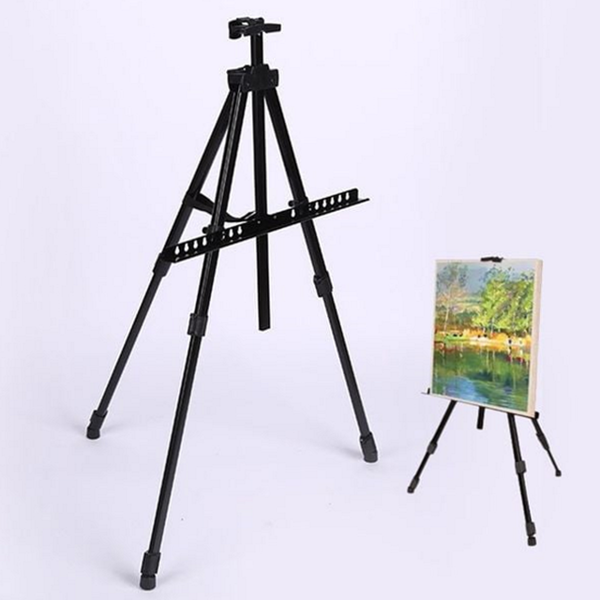 알루미늄 접이식 그림 이젤 삼각대 휴대용 이젤 전시회 - 상품 이미지